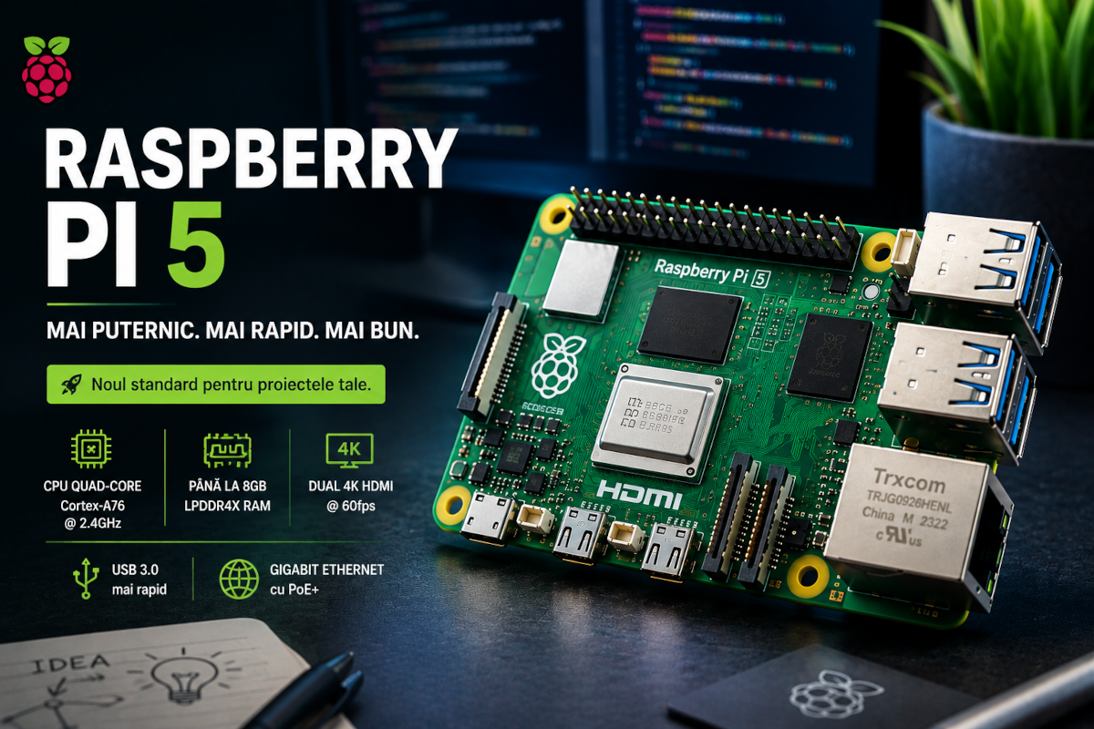 Raspberry Pi 5 8GB: ce aplicații beneficiază de memoria suplimentară?